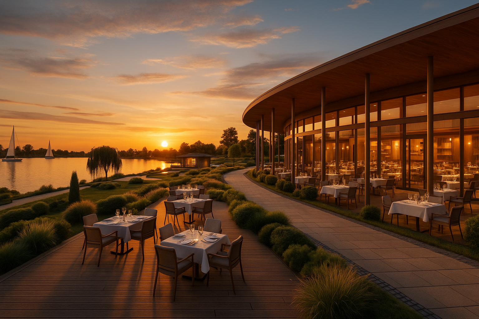 Коттеджный посёлок с высоты